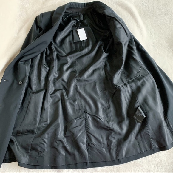 NWT Alexander Wang Wool Double Breast Tuxedo Blazer - Picture 3 of 10